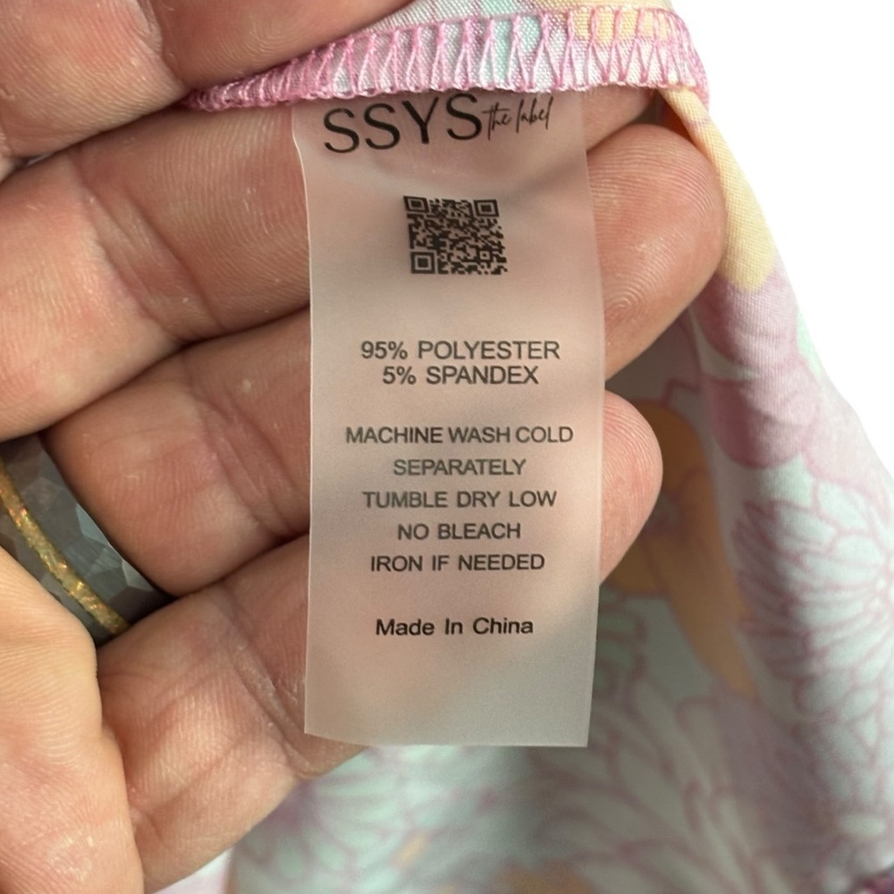 SSYS The Label “Eve” Tiered Maxi Skirt in Floral – Sz M - Picture 8 of 9